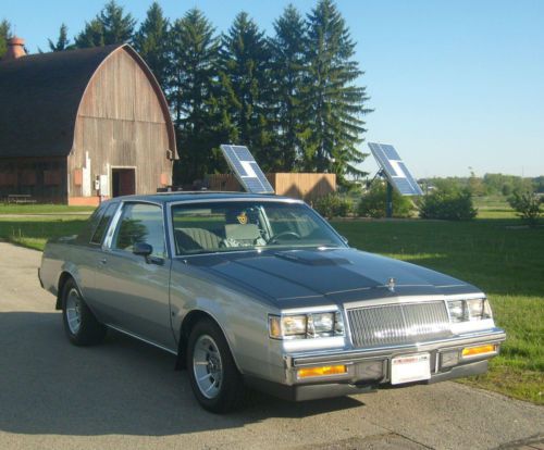 1987 buick t type turbo regal coupe 2-door with 3.8l grand national drivetrain