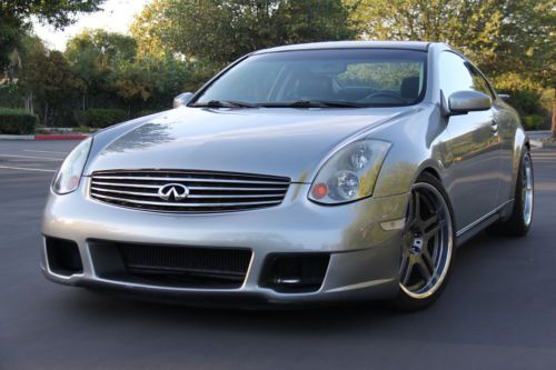 2003 g35 aps twin turbo tons of upgrades stoptech nissan mt 6 speed coilover