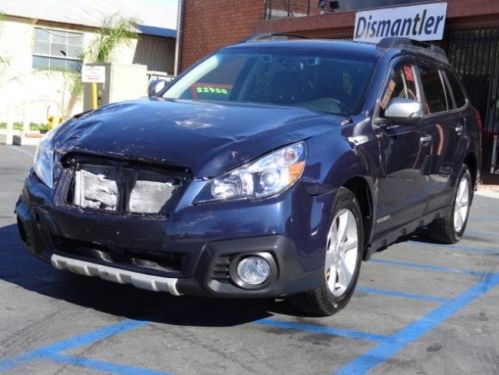 2014 subaru outback 2.5i limited damaged repairable salvage runs! only 1k miles!