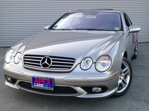 2006 mercedes-benz cl500 cpe,only 37784 actual mi, leather, moonroof, navigation
