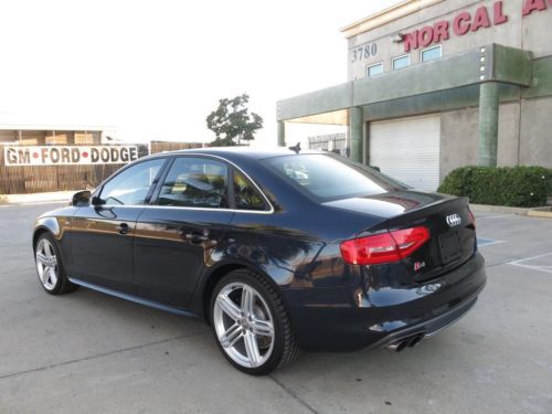 2013 audi s4 s line damaged wrecked rebuildable salvage low reserve loaded awd !