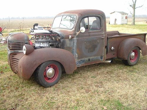 1947 dodge rat rod truck--rod--project---better than a rat--440---dakota frame