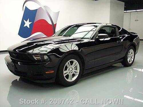 2012 ford mustang v6 automatic leather one owner 38k mi texas direct auto