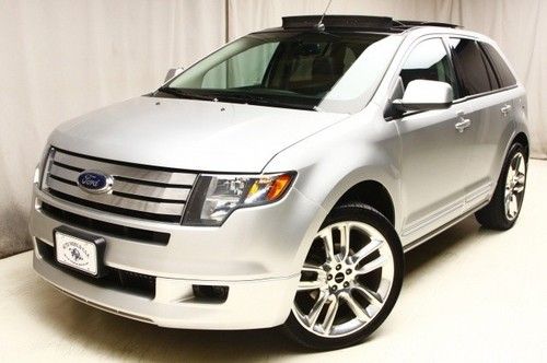 We finance!! 2010 ford edge sport fwd 22s panoramicroof navigation leather