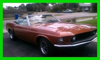 1969 ford mustang convertible 3 speed automatic