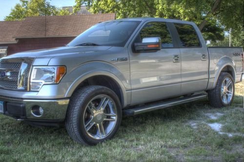 2010 ford f-150 lariat 4x4 silver