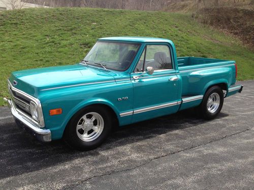 1970 chevrolet c-10 shortbed pickup. all new! cold a/c, restomod! show truck!