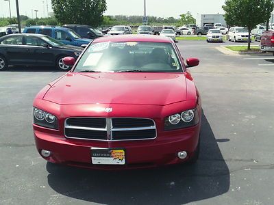 Charger r/t v8 hemi 5.7l red leather automatic transmission a/c cd power gas