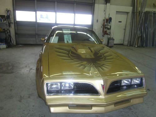 1978 trans am y88 gold specail edition ws6