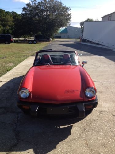 Triumph spitfire 1500 nice condition runs great red hardtop as well as soft top.