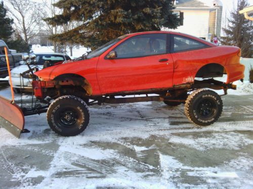Scout plow truck with chevy cavalier body