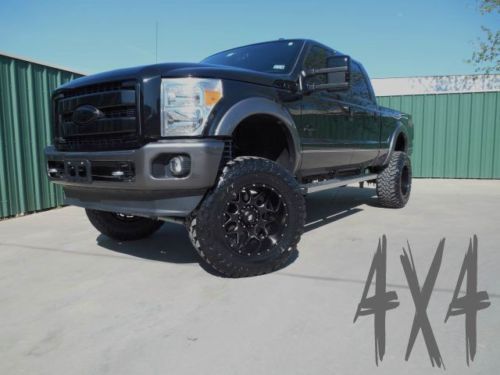 2012 ford f250 lariat fx-4, murdered out, lifted, navigation, sunroof