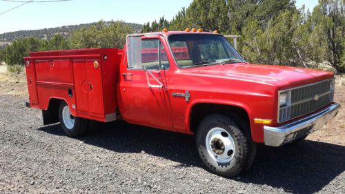 1982 chevy 1 ton utility bed dually