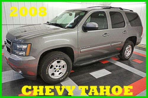2008 chevrolet tahoe lt v8! loaded! 4wd! three rows! 60+ photos! must see!