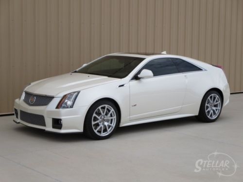 2011 cadillac ctsv coupe 556hp loaded one owner 4,309 miles
