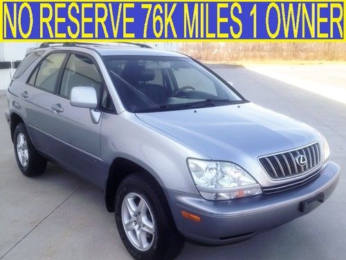 No reserve 1 owner 76k miles navigation awd amazing condition rx330 rx350 02 03