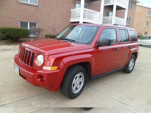 2009 jeep patriot limited sport utility 4-door 2.4l, red, low miles! very clean