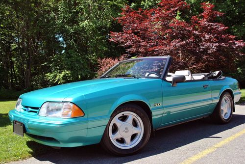 1992 ford mustang lx convertible  5.0l 5sp low miles