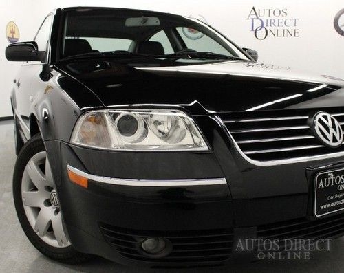 We finance 02 passat glx v6 auto 1 owner clean carfax heated leather seats cd