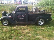 1936 ford  pickup w/mustang ii front end, 350 chev crate motor. everything new