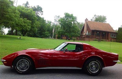 1972 chevrolet corvette coupe.. big block, a/c well optioned!!! original miles..