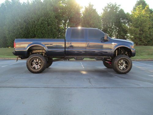 2005 f250 harley davidson diesel lifted 12.5" with 40's  monster lift f350 4x4