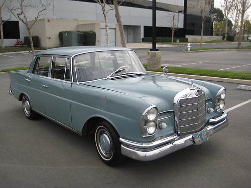 1964 mercedes 220 se fuel injection fintail  * no reaserve auction *