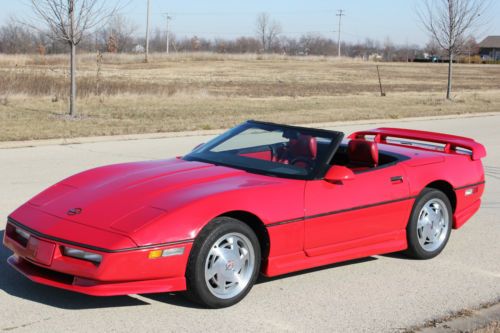 1989 chevrolet corvette convertible 5.7l automatic leather a/c only 79k miles