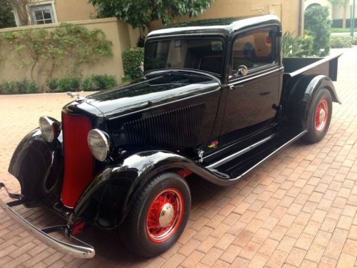 1933 dodge pickup, very rare, full restoration, suicide doors, chopped
