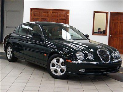 2000 jaguar s-type 3.0l v6 auto green/tan lthr only 38k heated sts loaded rare~