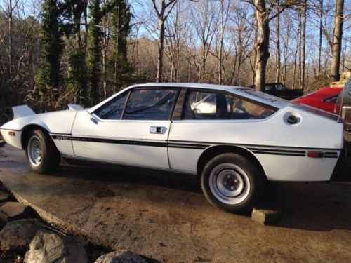 Great barn find!! 1977 lotus eclat sprint s-1 left hand drive limited edition