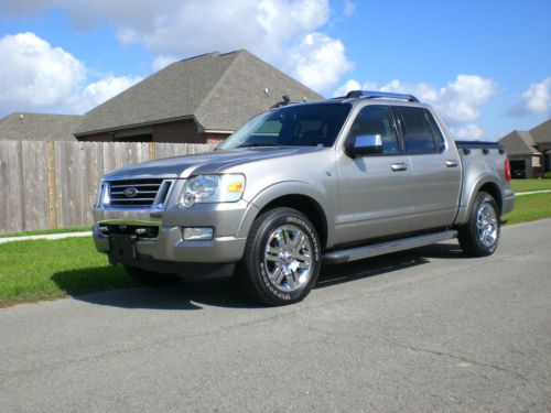 2008 ford explorer sport trac limited truck chrome pkg! roof! low miles! loaded!