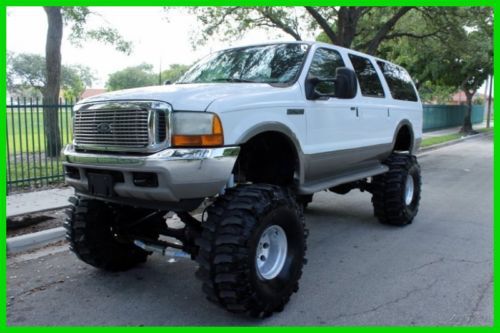 2000 no reserve ford excursion 7.3 diesel engine 4x4 lifted monster truck fl car