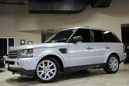2009 land rover range rover sport hse silver cold climate pkg sat radio perfect