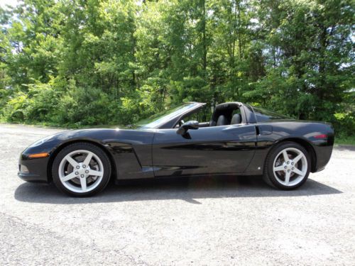 Blk/blk c6 coupe*15300 orig miles*6spd*z51*new cond*reduced $34995/make offer
