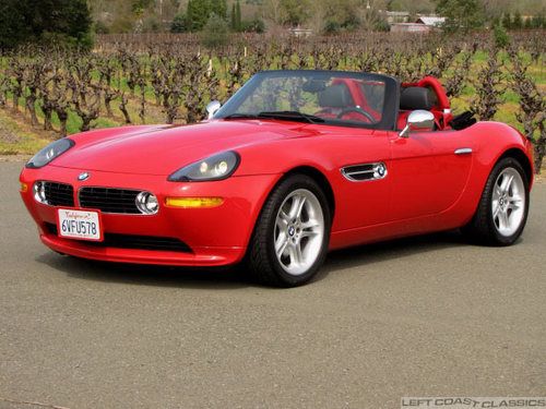2002 bmw z8 roadster, immaculate low mile, california car