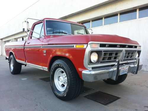 1976 ford f250 ranger xlt 2wd 460 v8 no reserve long bed automatic 76 f-250