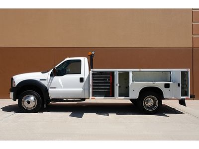 2007 ford f550 4x4 diesel service utility bed f-550 *33 service records* lqqk