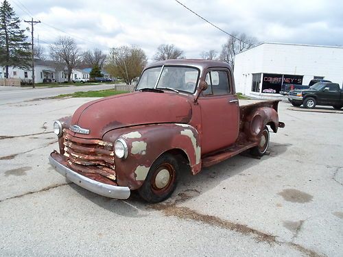 53 chevy 3100 short bed no reserve