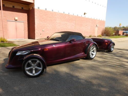 1999 plymouth prowler with trailer one owner 20k