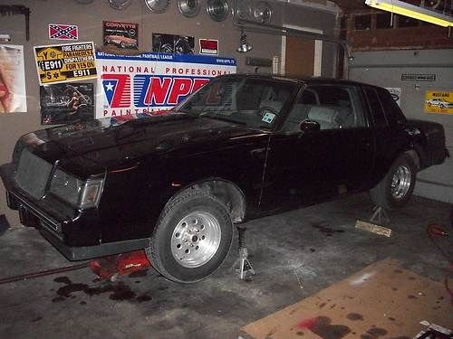 1987 buick grand national t type we4 project