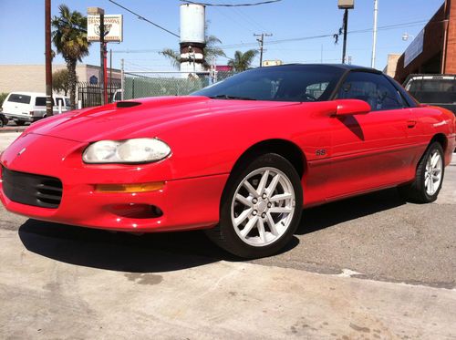 2001 chevy camaro ss "real" ss 6speed/leather/t-top wu8 y2y ls1 mm6 bbs - $10999