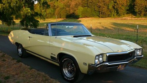 1968 buick "gs" 400 convertible mint condition no reserve