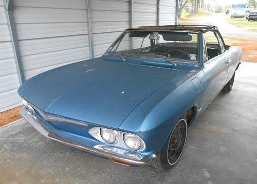 1965 corvair convertible; 6-cylinder; 4-speed; good title
