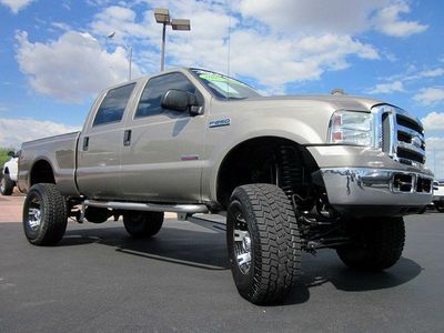 2005 ford f-250 super duty crew cab diesel xlt 4x4 rize industries lifted truck