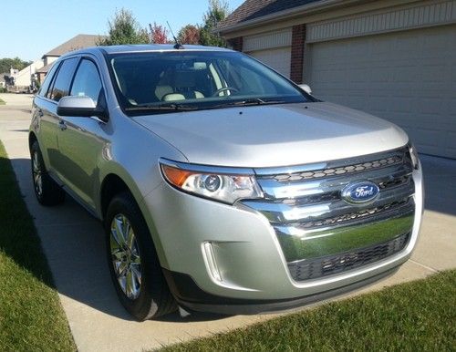 2013 ford edge limited, v6, leather power seats, camera warranty, mp3, bluetooth