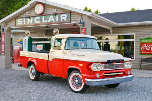 Dodge, d100, camper special, pickup, power wagon, 1960, truck