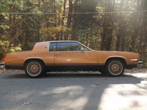 1983 82 84 85  cadillac rare eldorado touring coupe nj 62k miles orig.  survivor