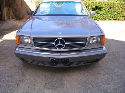 1985 mercedes-benz 500sec coupe, texas car, low miles, can deliver anywhere
