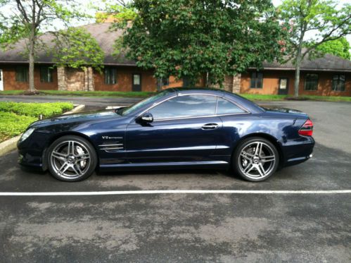 2003 mercedes benz sl55 amg blue pano roof supercharged 2008 wheels/bumper/tails